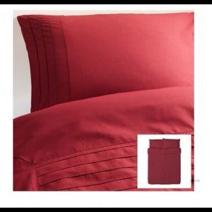 IKEA F/Q Red Duvet cover & 2 shams